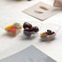 Kaya Premium Clear Rectangular 3-Hole Mini Disposable Plastic Bowls (Pack of 10) - Elegant, Durable & Ideal for Parties - Perfect for Appetizers &...
