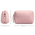 Narwey Small Vegan Leather Makeup Bag for Purse Travel Makeup Pouch Mini Cosmetic Bag for Women (Small, Pink)...