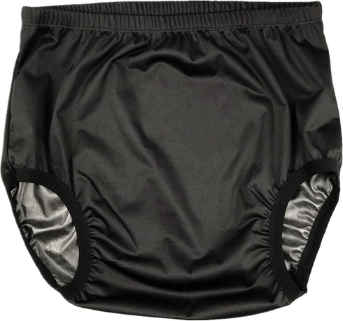 AQX Adult Cloth Diaper Cover for Incontinence, Active Waterproof Leakproof Latex Pants, Noiseless Reusable Washable Pull Up Plastic Pants (No Cott...