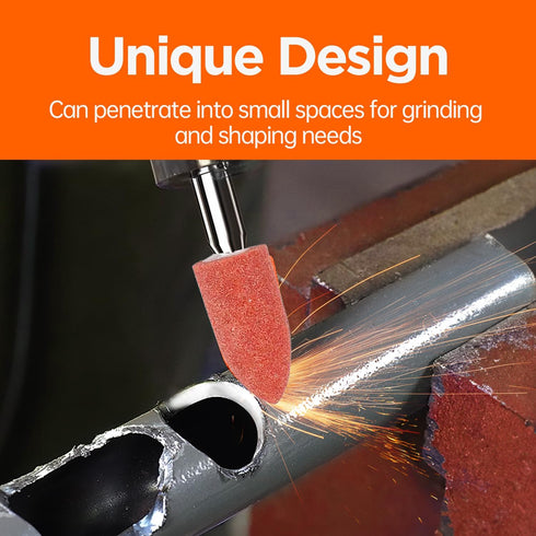 Sanding Bits for Dremel Rotary Tool, Grinding Stones Sanding Drill Bits with 1/8" Shank, Aluminum Oxide Sanding Accessories to Metal Rust Removal/...