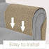 Joywell Arm Chair Caddy Remote Control Holder Organizer for Recliners Couch Armrest Organizer Non Slip with 6 Pocket Storage for Magazine, Tablet,...