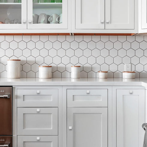 Home Expert 5 Pack Cabinet Knobs Kitchen Cabinet Knobs Silver Knobs for Dresser Drawers Brushed Kitchen Hardware for Cabinets Square Drawer Pulls...