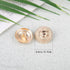 Framendino, 30 Pack 23mm Metal Lion Head Sewing Buttons Vintage Gold Button for Men Women...