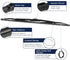 X AUTOHAUX Rear Windshield Wiper Blade Replacement for BMW X5 E53 1999-2002 for BMW 5 Series Touring E34 1991-1996...