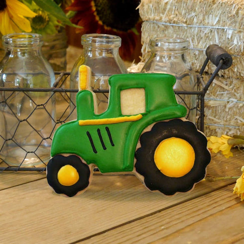 Farm Tractor Cookie Cutter, Premium Food-Grade Stainless Steel, Dishwasher Safe...