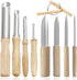 9 pcs Clay Tools, lyfLux Sculpting Tools, Clay Wire Cutter, Pottery Tools and Supplies, for Clay Ceramic Production, Cutting, Carving Modeling and...