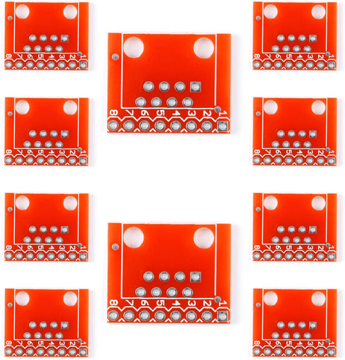 10pcs RJ45 Ethernet Connector Breakout Board circuit boards Module Electronics RJ45 to DIP Adapter Plate Board Ethernet Connector DIY Electronics ...