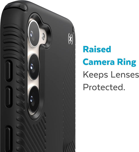 Speck Presidio 2 Grip Samsung Galaxy S23+ Case - Drop & Camera Protection, Soft-Touch Secure Grip, Wireless Charging Compatible, Shock Absorbant, ...