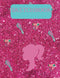 Sketchbook: Pink Glitter sparkle Sketchbook for girls. With aqua heading. 8.5x11, 111 Large Blank Pages for drawing, crayon coloring, Sketching. (...