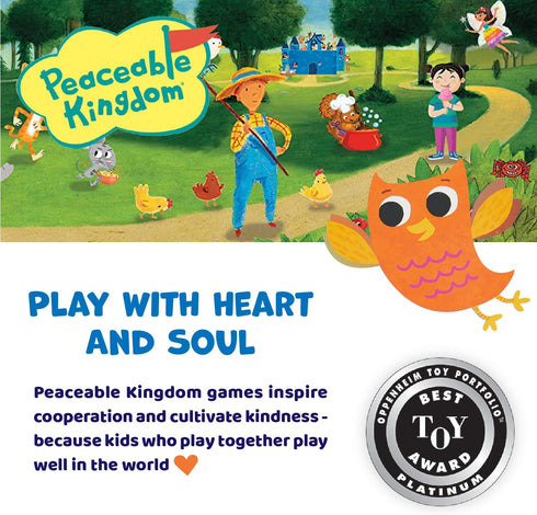 Peaceable Kingdom Hoot Owl Hoot Cooperative Color Matching Game for 2 to 4 Kids Ages 4+...