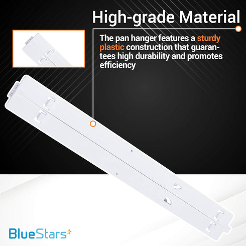 240365401 & 240356501 Refrigerator Meat Pan Hangers (Left & Right) Replacement Part by Blue Stars – Exact Fit For Frigidaire Kenmore Refrigerators - Replaces EA430245, PS430245