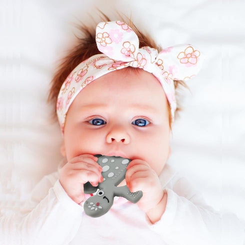 Dinosaur Toys Baby Teething Toys Teether for Infant Baby Newborn 0-6 Months 6 to 12 18 Months and Up- Dino Teether Toy Freezer Safe & BPA Free...