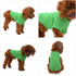 Lovelonglong Pet Clothing Dog Costumes Basic Blank T-Shirt Tee Shirts for Small Dogs Green M...