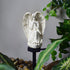 Garden Solar Light Outdoor Decor, Resin Angel Solar LED Light with Stake, Animal Waterproof Light for Flower Fence Lawn Passage Walkway Courtyard ...