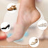 Toe Topper Socks Women 6 Pairs, No Show Liner Half Socks for Heels, Non-Skid Bottom Mule Socks...