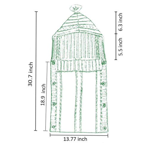 XMWEALTHY Newborn Baby Wrap Swaddle Blanket Knit Sleeping Bag Receiving Blankets Stroller Wrap for Baby(Sky Blue) (0-6 Month)...
