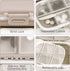 1Pack Travel Pill Organizer, 8 Compartments Portable Pill Case, Small Pill Box for Pocket Purse Portable Medicine Vitamin Container Beige...