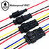 6 Kit 16 AWG 6 Pin Connector Car Waterproof Wire Connectors 6 Pin Automotive Electrical Connectors Quick Disconnect 6 Way Wire Terminal Connector ...