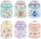 TooGet Elegant Metal Tinplate Empty Tins, Shabby Chic Mini-boxes for DIY Candles, Dry Storage, Spices, Tea, Candy, Party Favors, and Gifts (Cylind...