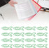 100 Count Fish Shaped Paper Clips Cute Dolphin Paperclip Clamp Creative Office Supplies with Storage Box (Fish)...