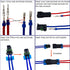 14-12 AWG 2 Pin Connector Weather Pack Connectors Kit 2 Wire Waterproof Automotive Electrical Plug Connectors Quick Connect and Disconnect (4 Set)...