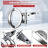 FAERSI 81632 Interior Door Handle Front/Rear Left Driver Side Replacements for Dodge Nitro 2007 2008 2009 2010 2011 Door Handle, Chrome.Replaces O...