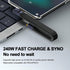 Short USB C Cable (5 inch),240W USB to USB C Cable 90 Degree, 40Gbps Data Transfer Support 8K@60Hz for iPhone 15 &MacBook & iPad Pro & Samsung...