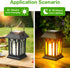 Solar Outdoor Lanterns, Hanging Solar Waterproof Lantern, Solar Lamp Lights Decoration Outdoor & Indoor for Garden,Yard,Patio,Porch,Trees,Lawn,Pat...