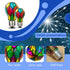LED Stained Glass Light Bulb A19 4W E26 Base Painted Light Bulb Night Light Mosaic Light Bulb Party Light Bulb Stainglass Light Bulb...
