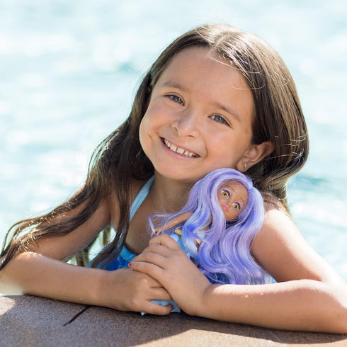 ADORA Water Wonder Mermaid Dolls with Color-Changing Tail in Cold Water, 7" Toy Baby Doll with Movable Waist, Birthday Gift for Ages 1+ - Oceana...