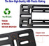 Aootf Front License Plate Bracket- Universal Bumper Mounting Kit, Car Tag Holder Adapter & Black Aluminum Plate Cover, Anti-Theft Lock Screw Bolt ...
