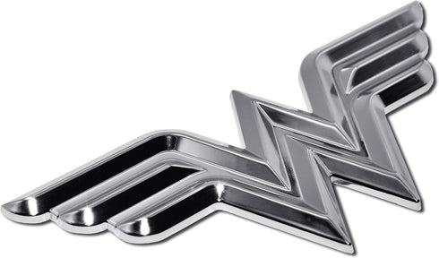 Elektroplate Premium Officially Licensed DC Comics Wonder Woman All Metal 3D Chrome Emblem for Cars, Trucks, and All Auto | Universal Fit at 4.25"...