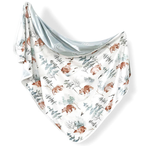 GRSSDER Baby Blankets Super Soft Jersey Knit Swaddle Blanket for Baby Girls and Boys, Double Layer Receiving Blankets 34 x 44 Inches Extra Large f...