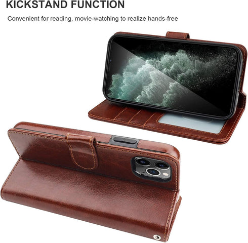 Bocasal for iPhone 11 Pro Max Wallet Case with Card Holder PU Leather Kickstand Shockproof Protective Wrist Strap Flip Cover for iPhone 11 Pro Max...
