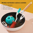 Rabbit Baba Silicone 4-in-1 Baby Bottle Brush Set,Nipple Brush, Bottle Brush, Straw Brush? Safe and Durable, Easy to Clean and Dry?4 Count?Cleanin...