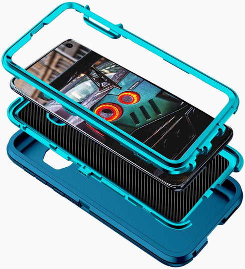 for Galaxy S10e Case,Shockproof Dropproof Dustproof,3-Layer Full Body Protection Heavy Duty High Impact Hard Cover Case for Samasung Galaxy S10e,T...