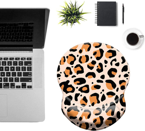 Mouse Pad with Wrist Support, Pain Relief Ergonomic Mouse Pad, Comfortable Computer Mouse Pad Wrist Rest with Non-slip PU Base for Home Office Wor...