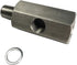 Oil Pressure Sensor Tee Adapter M12 x 1.5 to 1/8 NPT Port Turbo Supply Feed Line Gauge M12x1.5 Female to M12x1.5 Male with 1/8 NPT Side Port Hose ...