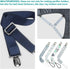 20-Piece Men's Suspender Clips Sheet Straps Holder Fasteners...