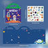 213 PCS Space Reusable Sticker Books for Kids, 6 Sheets Reusable Stickers for Toddlers, Cute Waterproof Toddler Stickers Age 3+, Window Clings Tra...