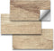 funlife 27Pcs Peel and Stick PVC Faux Wood Grain Effect Tile Picture Sticker, Self-Adhesive Non-3D Backsplash Decals for Kitchen Bathroom...