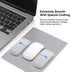 Mouse Pad, Gray Premium Hard Metal Aluminum Mousepad, Double Side Waterproof Ultra Smooth Mouse Pad for Fast and Accurate Mouse Control for Office...