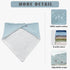 Muslin Bibs, Muslin Baby Bibs for Girls & Boy Muslin Bandana Bibs 100% Cotton Baby Bibs for Drooling and Teething...
