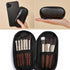 Travel Makeup Brush Set, Mini Makeup brushes with Storage Bag Foundation Powder Concealers Contour Blush Eye Shadows Makeup Brush Set 9pcs With Bo...