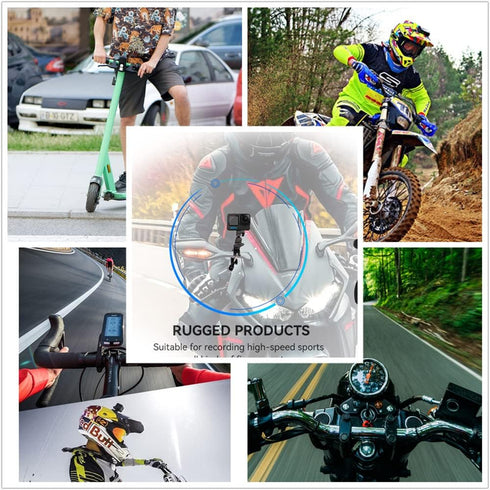 Super Clamp Camera Mount with 1/4" Screw Bike/Bicycle/Motorcycle Handlebars Mount Compatible with DSLR Camera/Gopro/LED Lights/Ronin-M/Ronin MX/Fr...