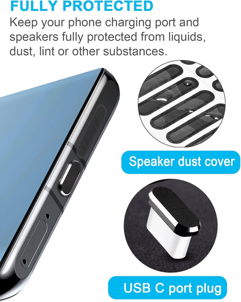 USB C Dust Plug Dust Cover for Phone USB Type C Charging Port Speaker Anti Dust Protection Cover Kit......