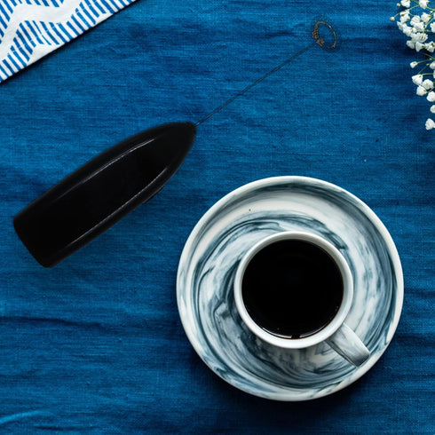 Mini Handheld Electric Coffee Stirrer Milk Frother Foam Maker Cappuccino Frother Latte Frother Coffee Frother Hand Mixer Egg Beater Egg Milk Shake...