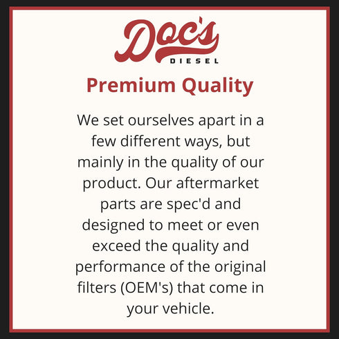 DOC'S 6.0L/6.4L Powerstroke Oil Filter 2003-2010 | Replaces FL2016...