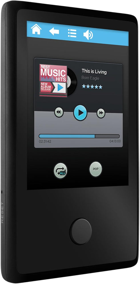 Ematic 8GB MP3 Video Player with FM Tuner, Voice Recorder, Bluetooth, 2.4-inch Touch Screen and SD Slot, Black......