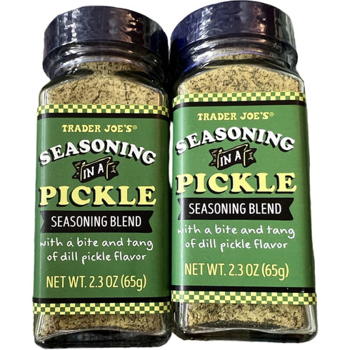 Trader Joe's Seasoning in a Pickle, Dill Pickle Flavor (Pack of 2)...